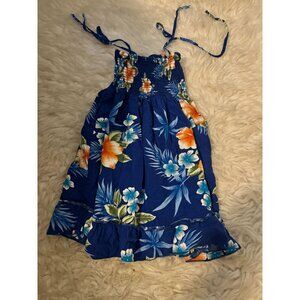 Hawaii Hangover Girls Size 4 Tropical Print Sundress Luau